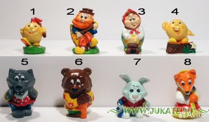 Киндер игрушки серии