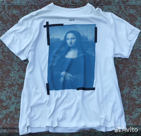 Футболка Off white Mona Lisa оригинал