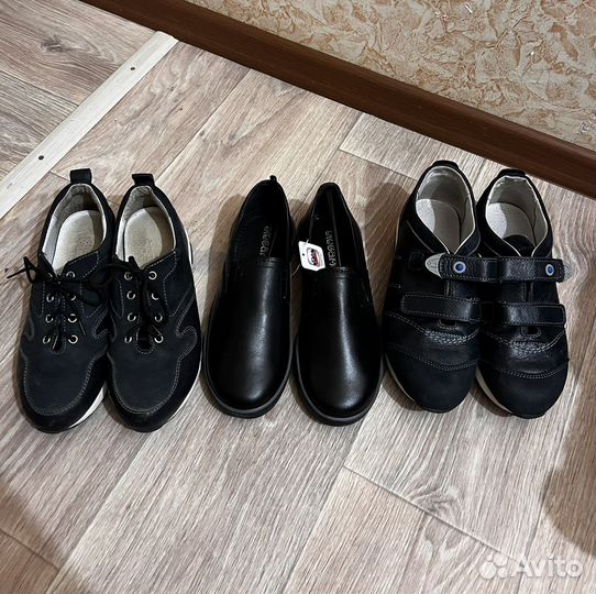 Кроссовки кожаные, ортопедические для мальчика