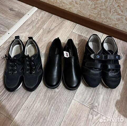 Кроссовки кожаные, ортопедические для мальчика