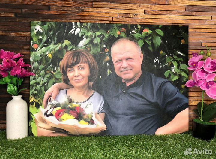 Портрет на холсте 50х70