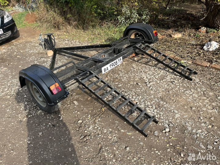 Прицеп для частичной погрузки автомобиля