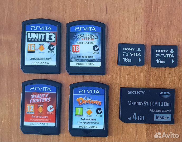 Игры для Sony PS Vita и флешки 16Gb