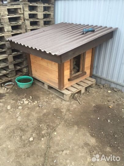 Будки для собак, вольеры