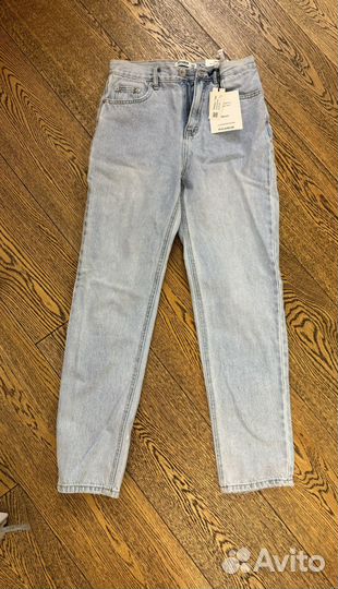 Джинсы pull and bear mom 34