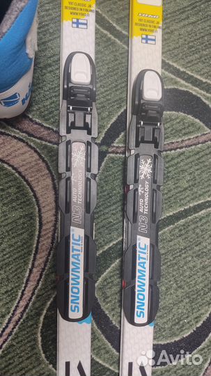 Лыжи 140 см и ботинки 31 размер