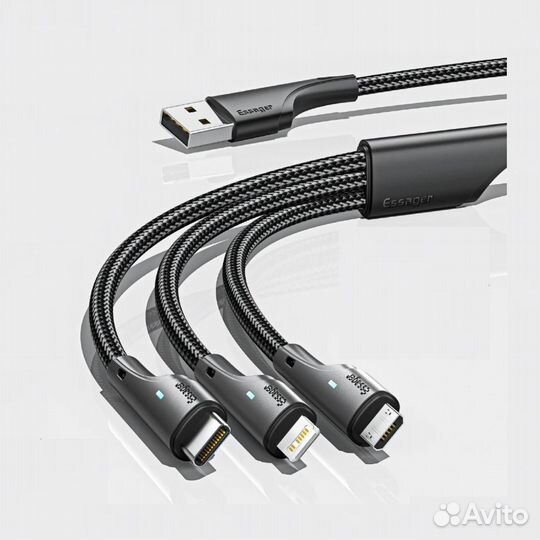 Зарядный кабель 3 в 1
