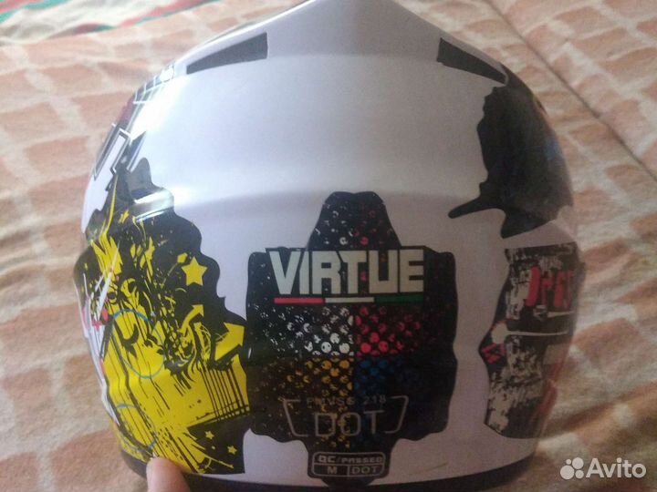 Шлем кроссовый бу virtue