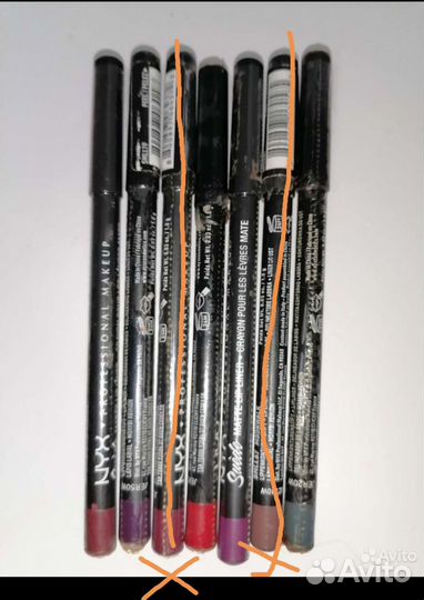 Замшевые карандаши для губ NYX suede