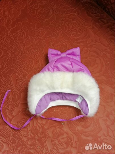Шапка зимняя для девочки 38-42