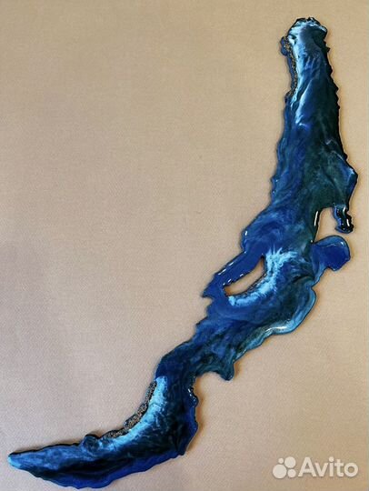 Картина Байкал Эпоксидная смола