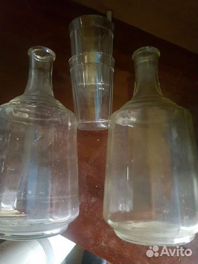 Графины и стаканы СССР