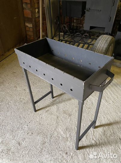 Мангал усиленный с ножками