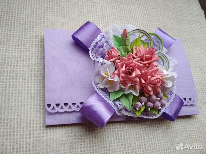 Конверты для денег разные