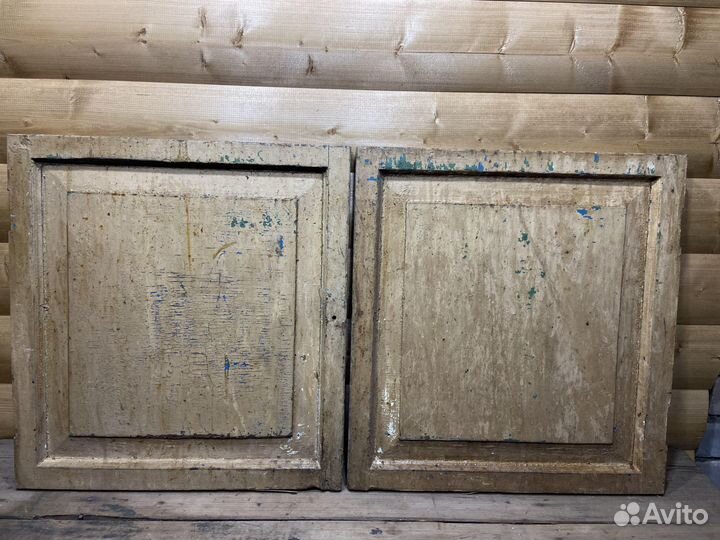 Пара Филенок Деревянные Резные