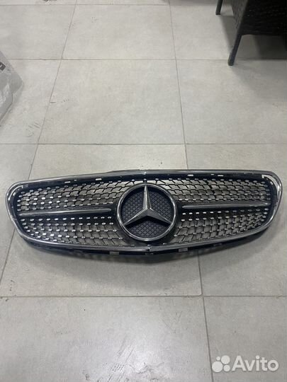 Решетка радиатора на mercedes w 212 рестайлинг