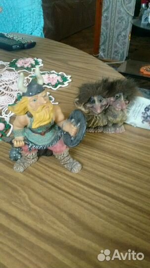 Керамические фигурки Скандинавских стран