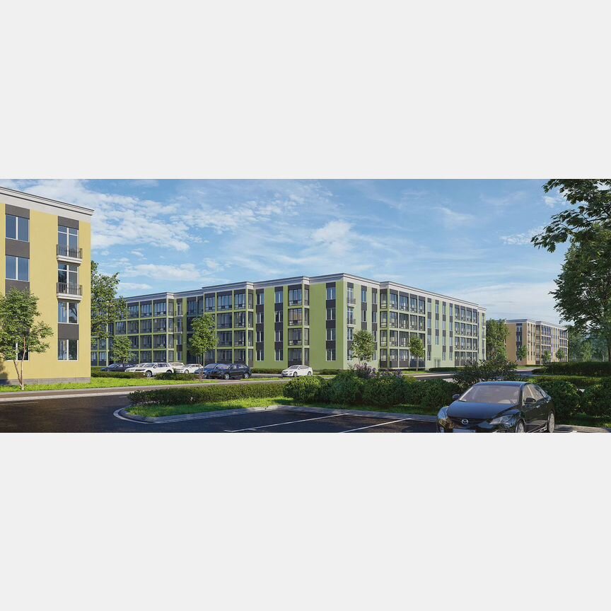 2-к. квартира, 58,7 м², 1/4 эт.