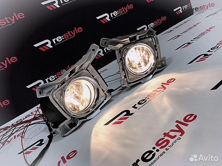 Туманки Toyota Land Cruiser 200 12-15г