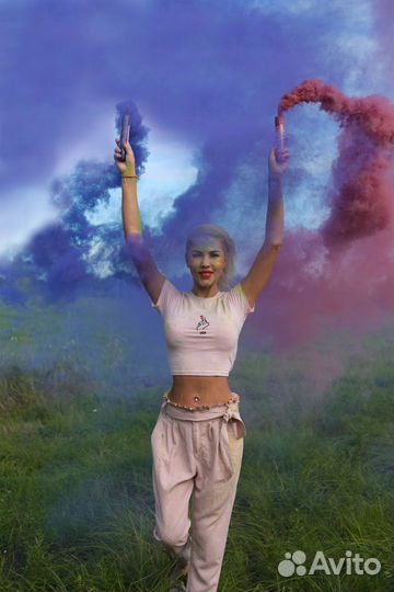 Цветной дым