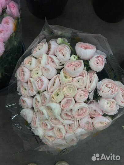 Букет с ранункулюсами