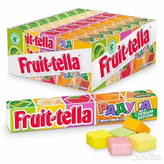 Жевательные конфеты Fruittella Радуга 41 г