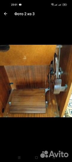 Швейная машинка подольская ножная работает