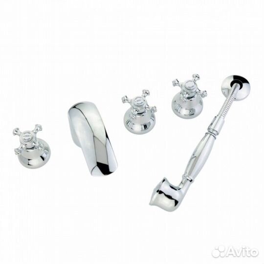 Смеситель на борт ванн Migliore Prestige 31608 хром