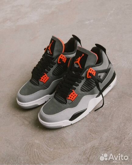 Кроссовки Nike Air Jordan 4 Серые