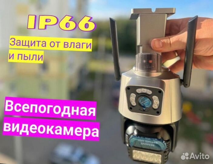 Камера видеонаблюдения уличная поворотная