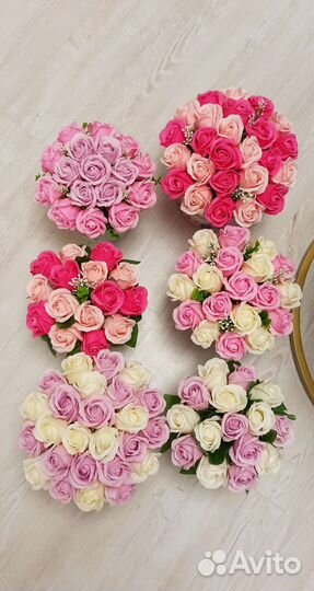 Мыльные розы/подарок/цветы учителю на 1 сентября