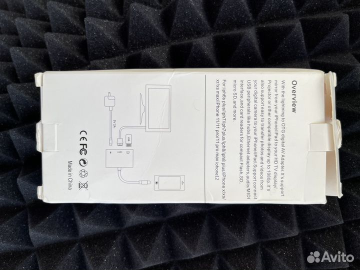 Переходник адаптер lightning / hdmi / USB