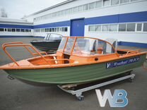Алюминиевая моторная лодка Wyatboat-390 DCM