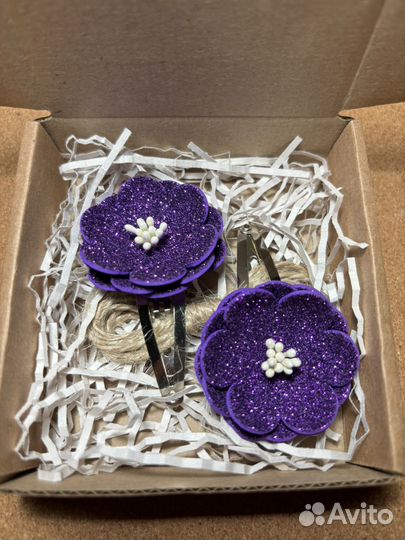 Заколочки для девочки ручной работы