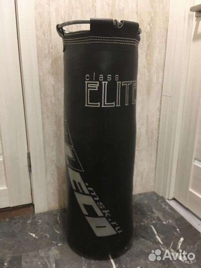 Боксерский мешок кожаный