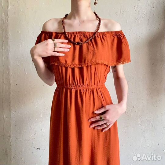 Женское винтажное платье