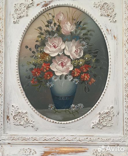 Картина маслом цветы