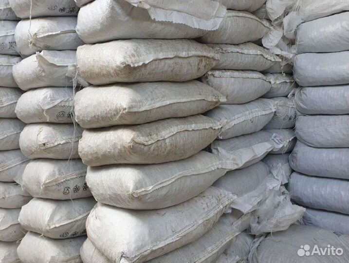 Песок строительный в мешках