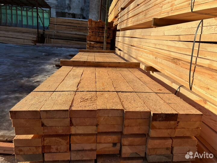 Доска обрезная 50х100х6000мм от производителя