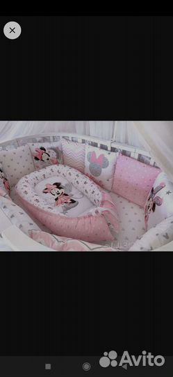 Комплект в кроватку для новорожденных