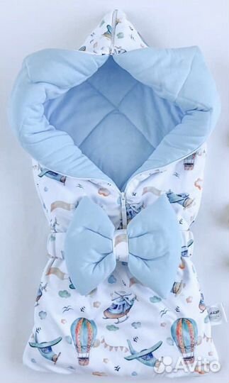 Конверт на выписку и кокон для новорождённого