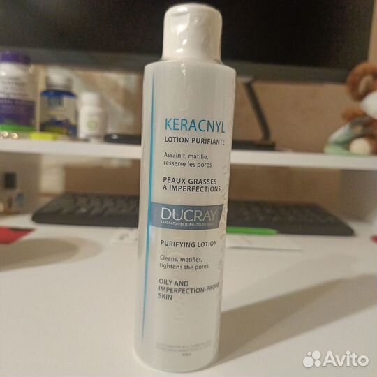 Очищающий лосьон Ducray Keracnyl