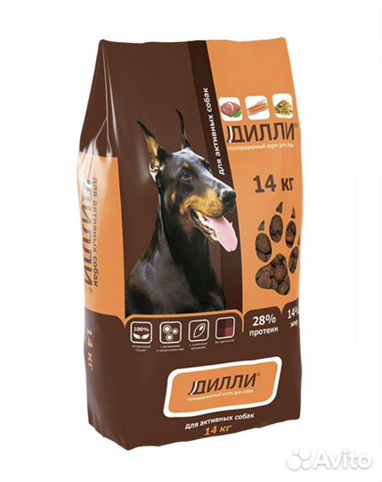 Корм для собак дилли