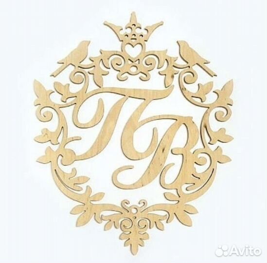 Монограмма на свадьбу