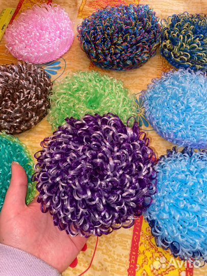 Мочалка ручной работы