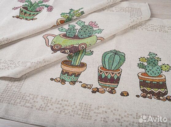 Полотенце кухонное 3шт. лен хлопок Белорусский лен