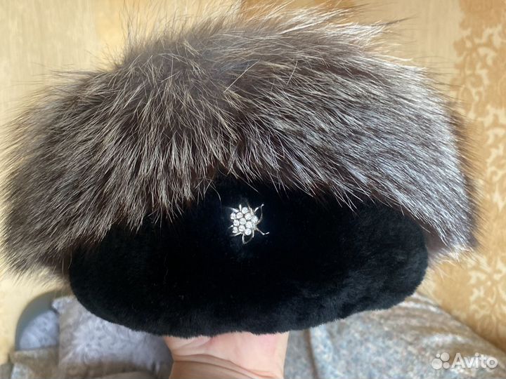 Шапка песец