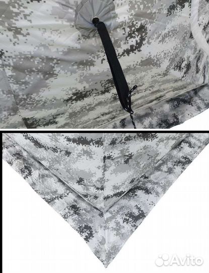 Куб палатка зимняя 3-х слойная