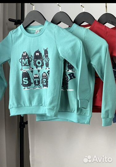 Толстовка футер для мальчика или девочки 98-104