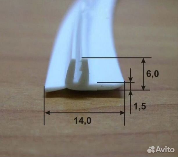 Плинтус для натяжных потолков, Вставка